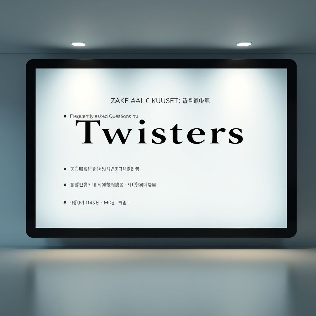 คำถามที่พบบ่อยเกี่ยวกับ 'Twisters - ทวิสเตอร์ส'